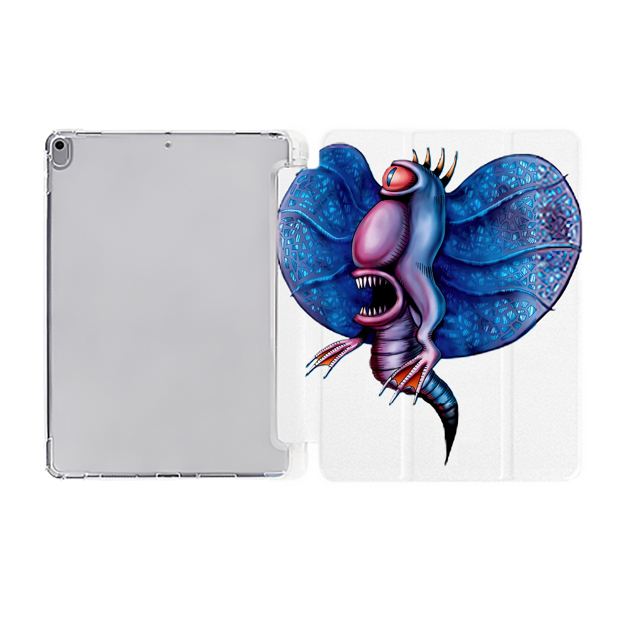 （画像用） 遊☆戯☆王 Yu-Gi-Oh! IPad ケース ペン収納付き 三つ折りスタンド PUレザー×シリコン 対応機種9.5/10.5/10.9インチ